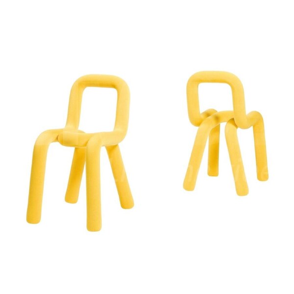 MIUZ BOLD Chair Lounge Chair Replica Designer Chair Reception Modern Design Seat [Yellow]