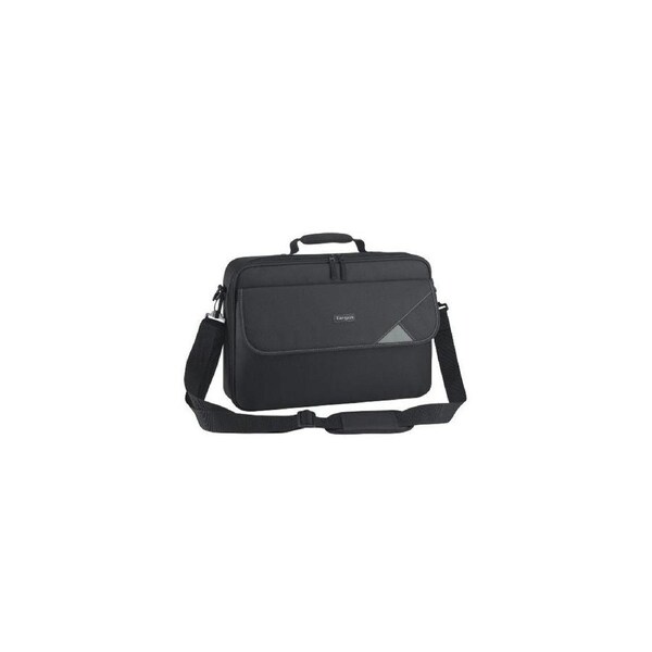 Targus 15.6" Intellect Bag Clamshell Laptop Case with Padded Laptop Compartment/ Laptop/Notebook Bag - Black
