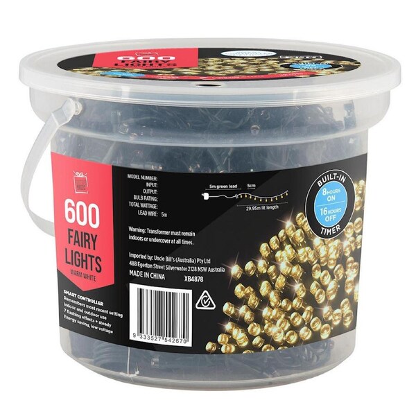 LED fairy Lights Warm White 600pc