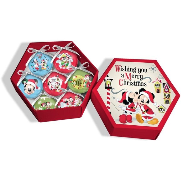 Disney Mickey and Minnie Mouse Cartoon Christmas Tree Bauble Decorations
