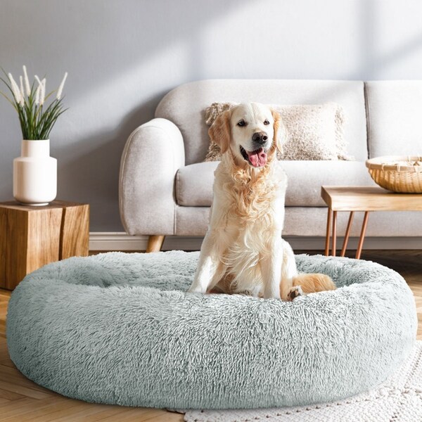 110cm i.Pet Dog Bed Pet Beds Large Grey