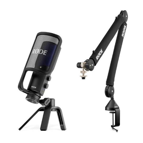 Rode NT-USB+ Condenser Studio-Quality USB Microphone with Rode PSA1+ Studio Arm