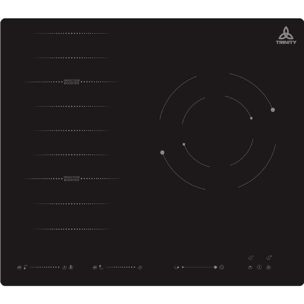 Trinity TRCI603 3 Burner 60cm COMBO Ceramic & Induction Cooktop