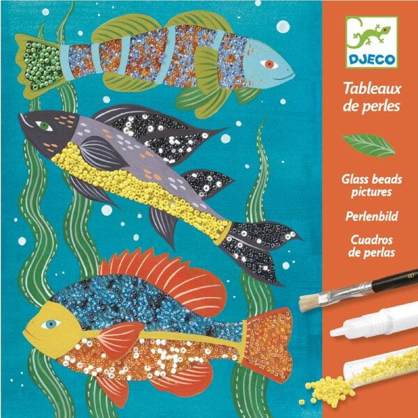 Djeco - Zoology Glass Beads