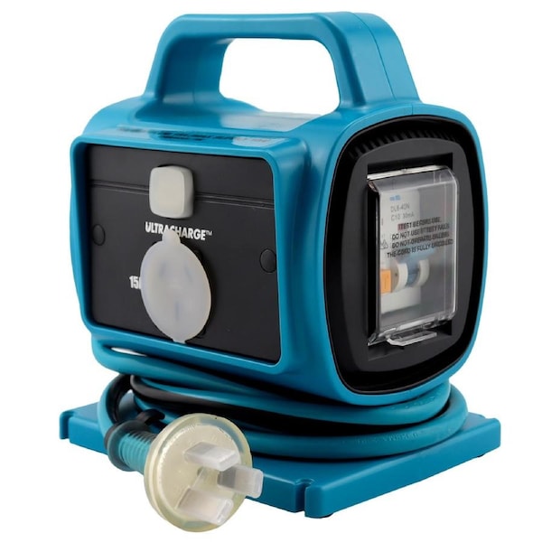 Ultracharge 10A to 15A Adaptor Safety 1-Way Power Block - UR1001RV