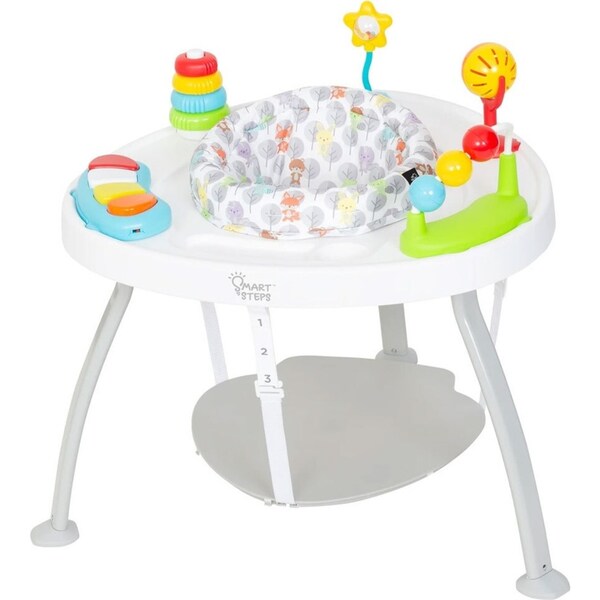 Baby Trend Smart Steps 3 in 1 Bounce N Play Activity Center Woodland Walk 6m+