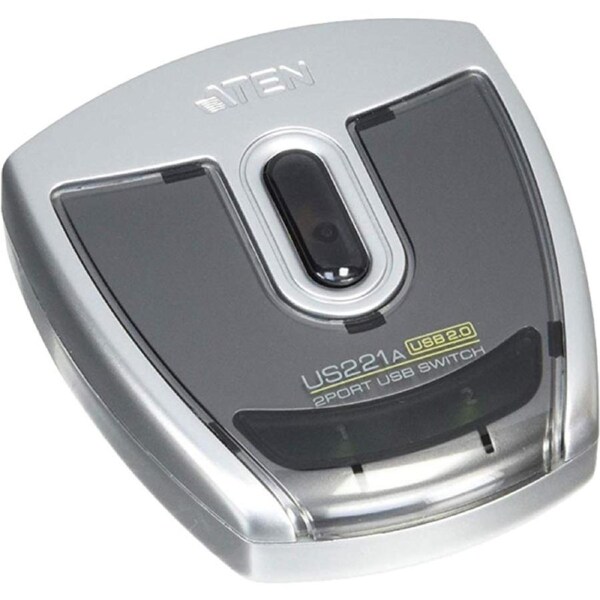 ATEN US221A 2 Port Peripheral Switch USB Enables 2 Computers To Share 1 USB Devices 2 PORT