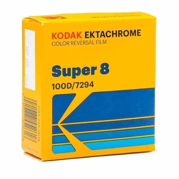 Kodak Ektachrome 100D Color Transparency Film #7294 - Super 8, 50-ft Roll