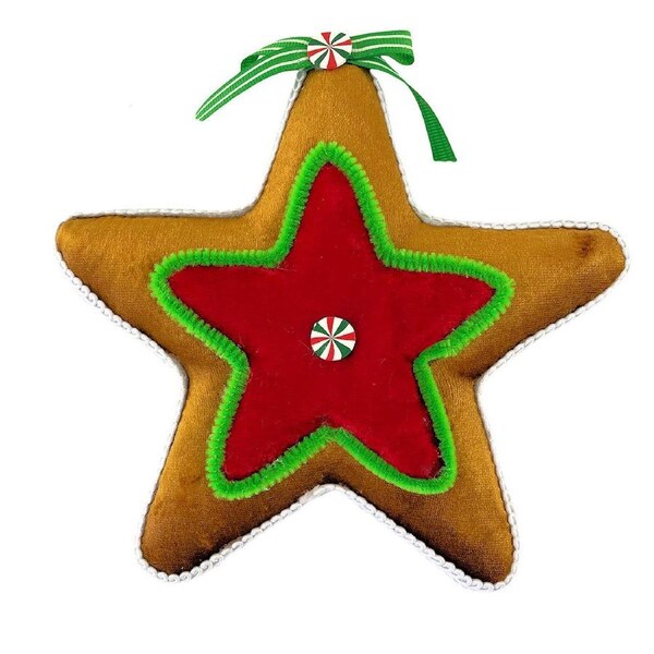 Candy Gingerbread Star 19cm