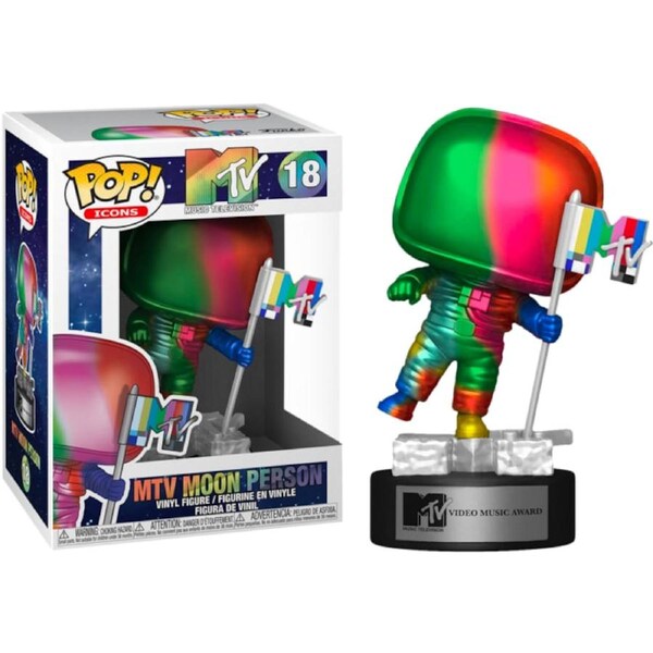 MTV - Moon Person Rainbow Metallic #18 Pop! Vinyl