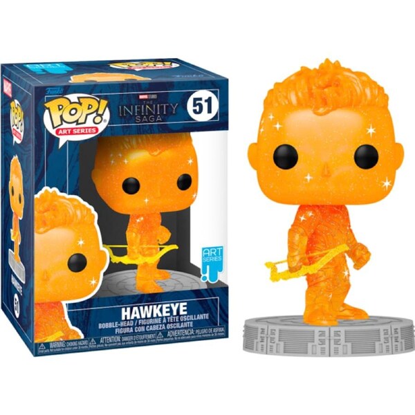Avengers - Hawkeye Infinity Saga Orange (Artist) #51 Pop! Vinyl with Protector