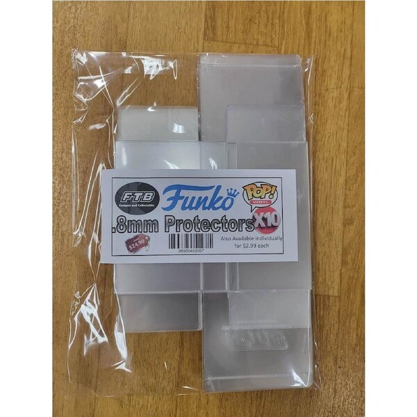 10 pack 0.8mm FUNKO PET Pop protector