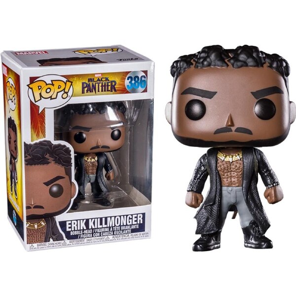 Black Panther - Erik Killmonger with Scars #386 Pop! Vinyl