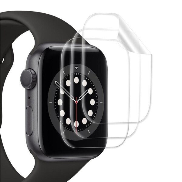 [3 Pack] ZUSLAB Apple Watch Series 6 5 4 3 2 1 38mm Flexible TPU HD Clear Film Self Healing Screen Protector