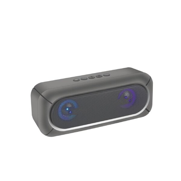 Laser Bluetooth Speaker with LED Grey