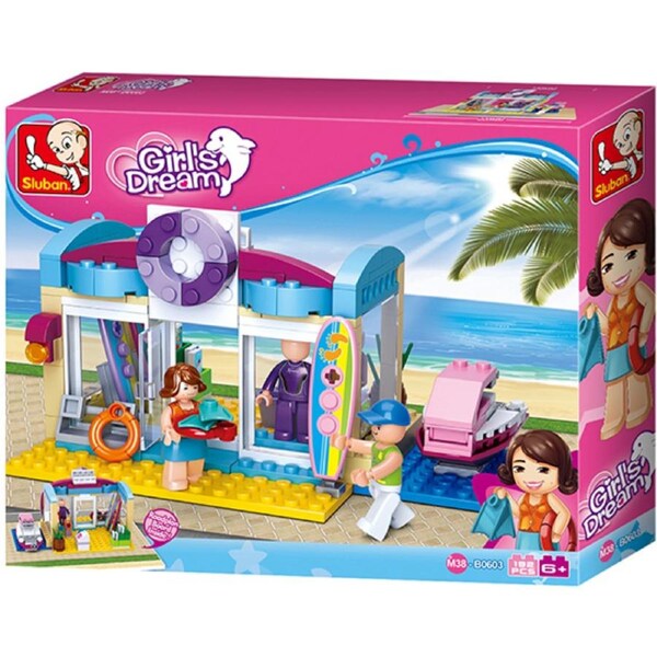 Sluban Watersports Store M38-B0603 18- pieces building blocks