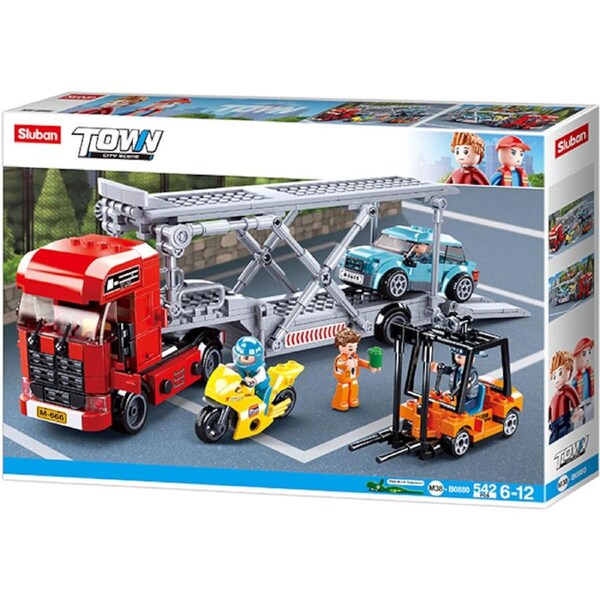 Sluban Car Transporter M38-B0880 542 peices building blocks