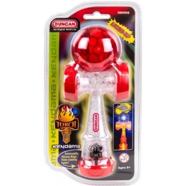 Duncan Kendama Torch Light Up skill toy red