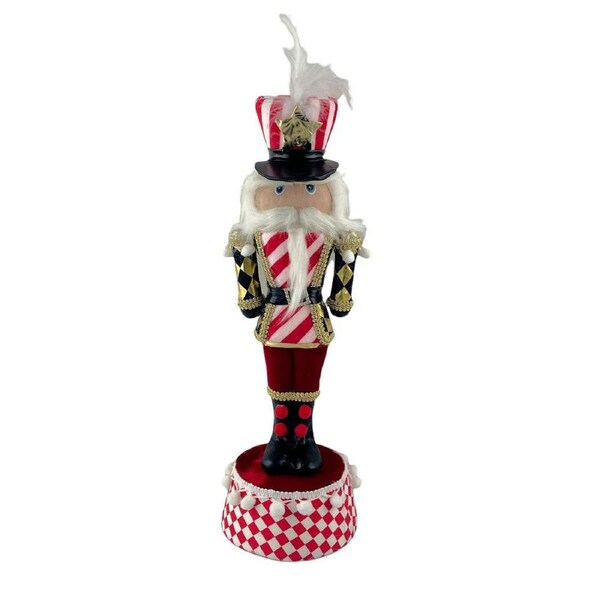 Christmas Stripe Nutcracker 64cm