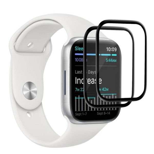 2PK EFM FlexiGlass Screen Armour Protection for Apple Watch 41mm Series 7 Clear