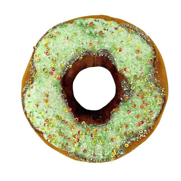 14cmD Hanging Green Donut