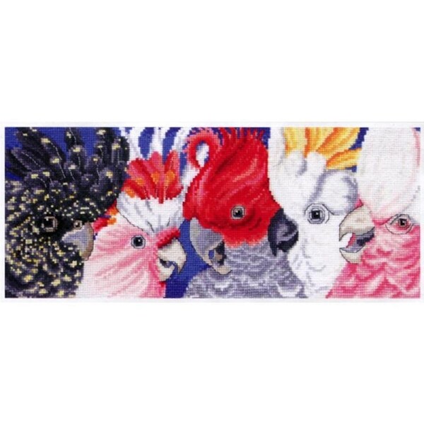 DMC Australian Collection Cross Stitch Kit Secret Cocky Business Inc Thread