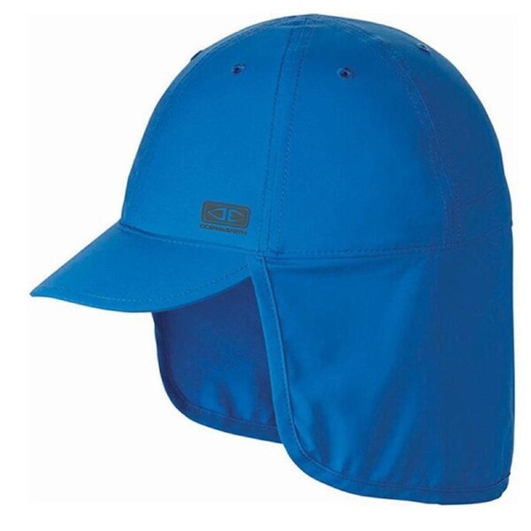 Ocean & Earth Blue Sunbreaker Kid's Stiff Peak Surf Cap with Neck Flap