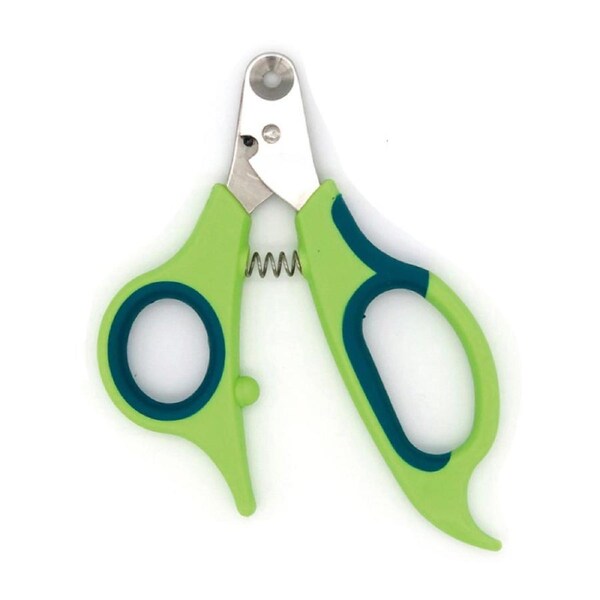 Catzon Pet Nail Clipper The Worry-Free Grooming Nail Clippers for Cats Birds Reptiles and Small Animals-Green