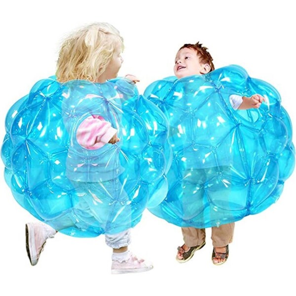 Catzon Inflatable Bubble Balls for Kids 2 Pack Inflatable Buddy Bumper Balls Sumo Game-BlueRed