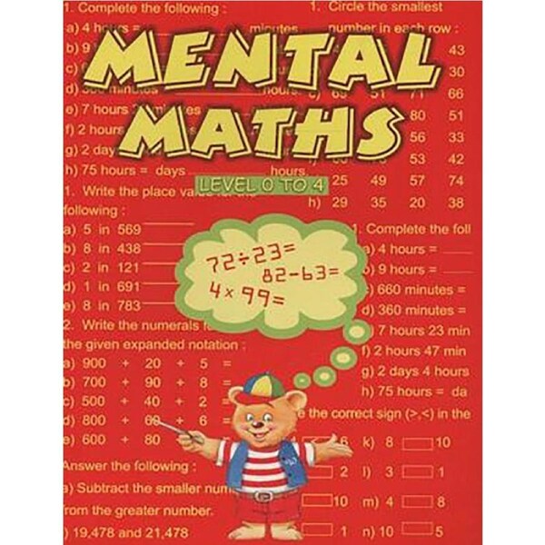 Mental Maths Level 0 to 4