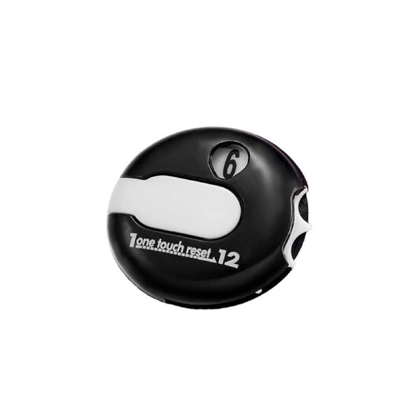 Catzon Mini Golf Stroke Counter Scoring Keeper up to 12 Shot Score for Golf Accessories-Black