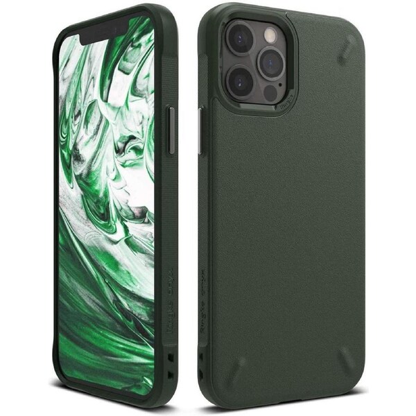 Ringke Onyx iPhone 12 / 12 Pro Flexible TPU Case Dark Green