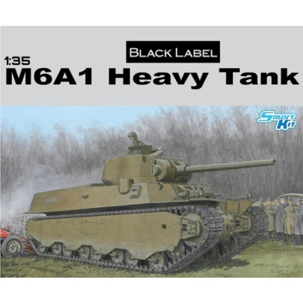 Dragon 1/35 Black Label M6A1 Heavy Tank Plastic Model Kit DR6789