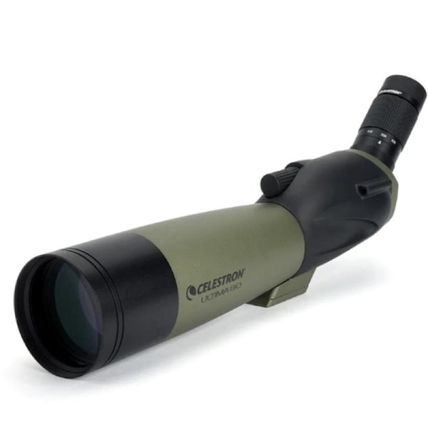 Celestron Ultima 80 20-60x80 Spotting Scope with 45 Degree Eyepiece & Smartphone Adapter