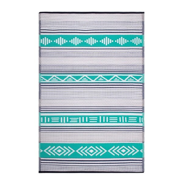 180x270cm Ibiza Recycled Plastic Outdoor Rug and Mat