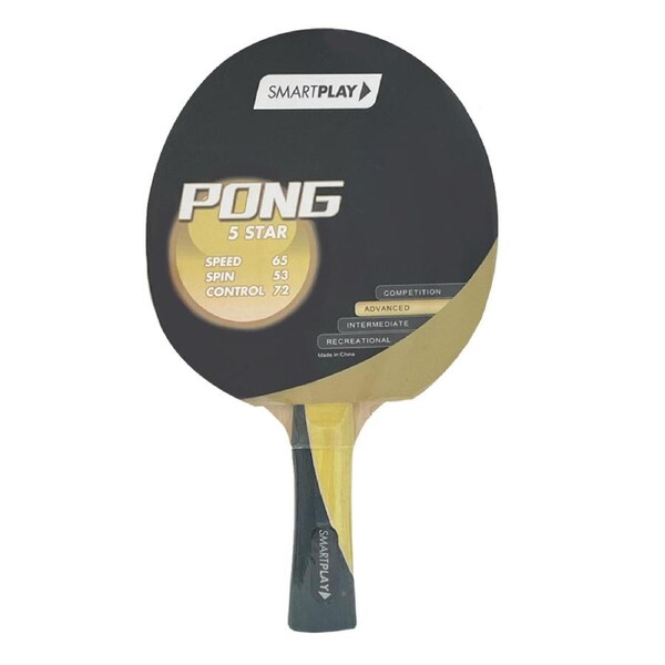 Smartplay 5-Star Advanced Table Tennis Bat/Ping Pong Paddle Sport Game Racket