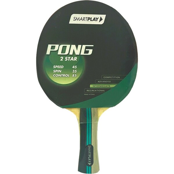 Smartplay 2-Star Intermediate Table Tennis Bat/Ping Pong Paddle Game Racket