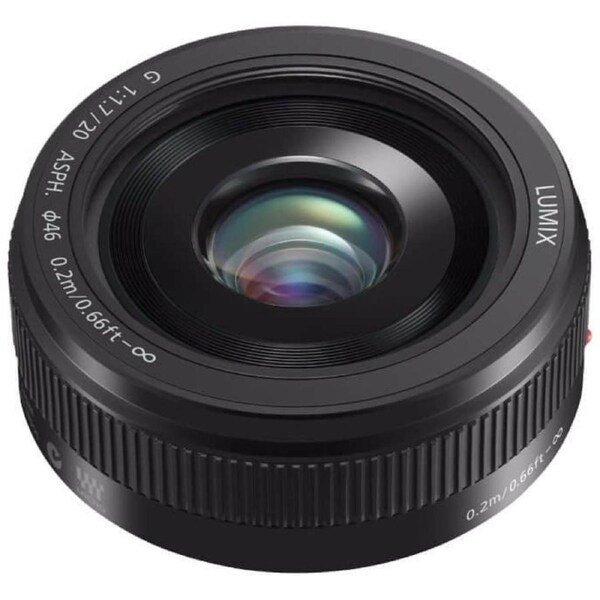Panasonic Lumix G 20mm f/1.7 II ASPH Pancake - Black Lens