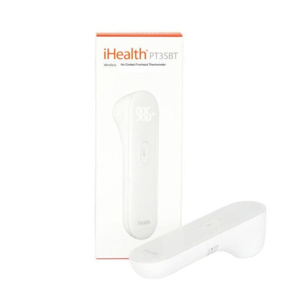 iHealth Wireless Thermometer (PT3SBT) - Bluetooth Infrared Forehead Non-Contact