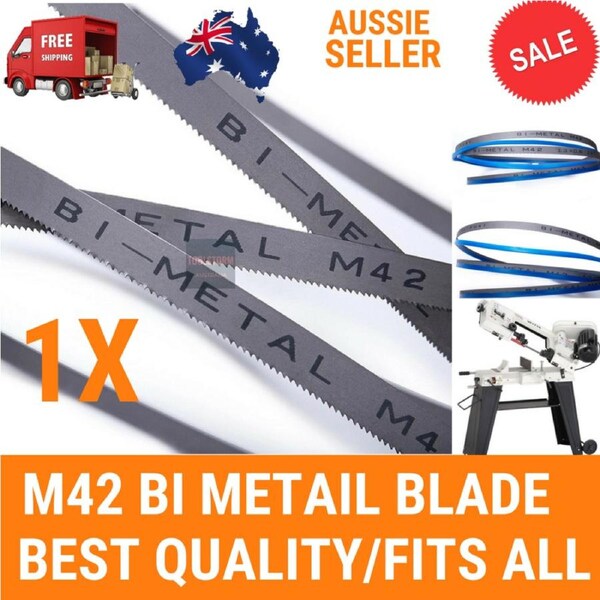 1 PIECE BI METAL BLADE 1440mm x13mm x 14 TPI FOR ITM 125MM PORTABLE BANDSAW UE125DV