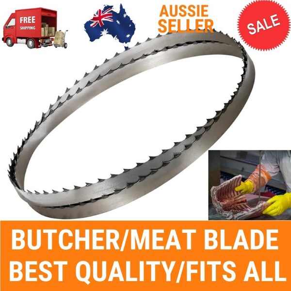1 PIECE BUTCHER MEAT BANDSAW BAND SAW PRO BLADE 2000mmX13mmX4 TPI STAINLESS NO RUST