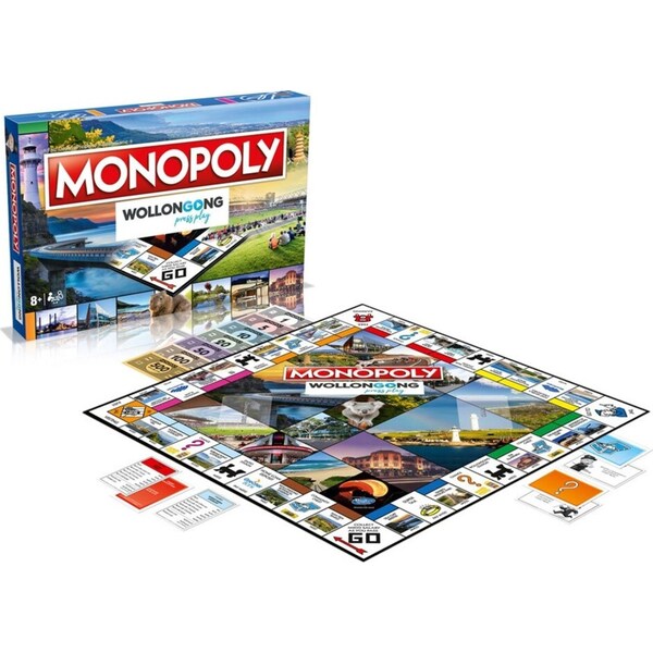 Monopoly Coastal City of Wollongong Edition Family/Friends Board Game Kids 8y+