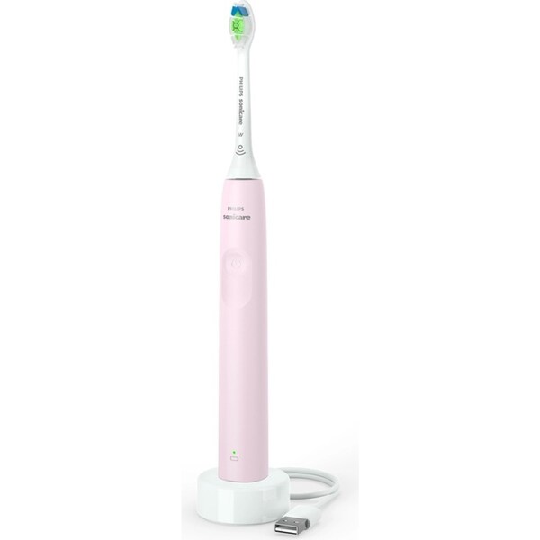 Philips Sonicare 2100 Electric USB Rechargeable Timer Sonic Toothbrush Sugar PNK