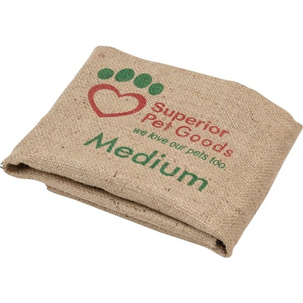 Superior Pet Goods 106x54cm Medium Fitted Sheet Hessian Cover for Dog Bed Frame