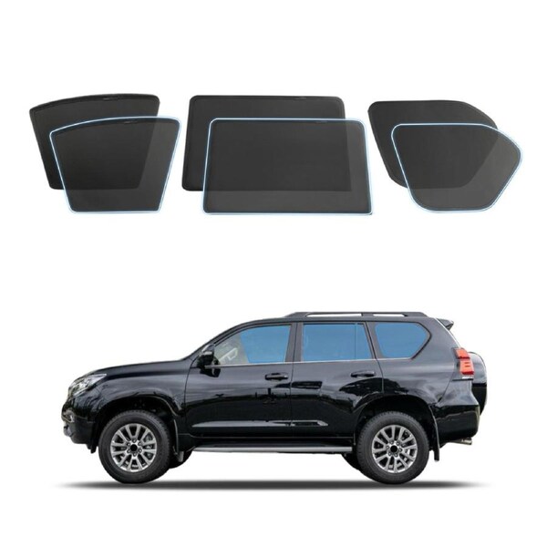Magnetic Window Sun Shade for Toyota Land Cruiser Prado 150 Series 2009-2024