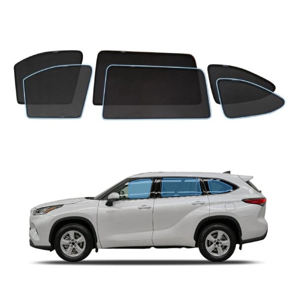 Magnetic Window Sun Shade for Toyota Kluger 2021-Onwards