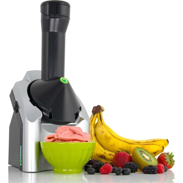 Yonanas 200W Electric Dessert/Frozen Ice Fruit/Yoghurt/ Maker/Blender Silver