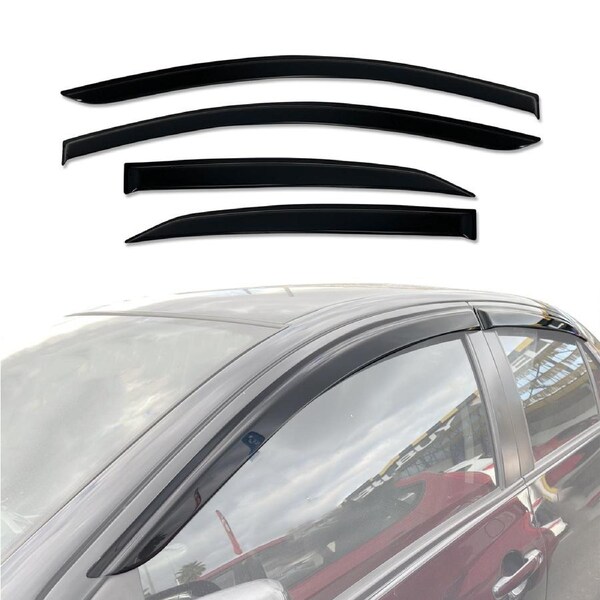 Luxury Weather Shields for Toyota Yaris Sedan 2006-2015