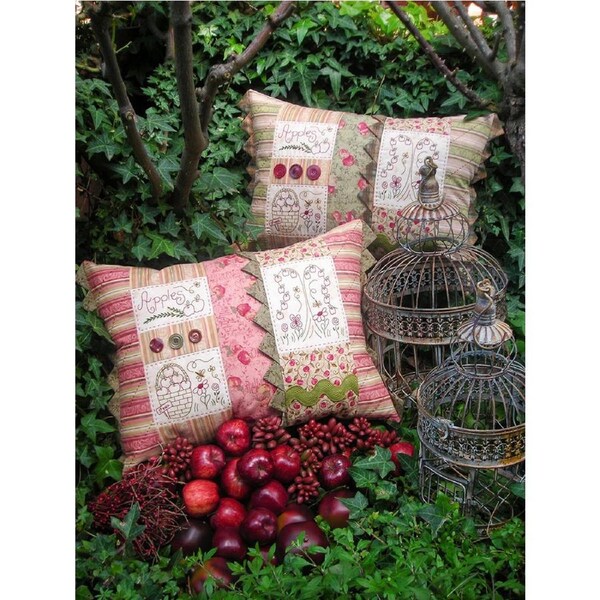 Quilting Sewing Cushion Pattern Apple Harvest Rivendale Collection