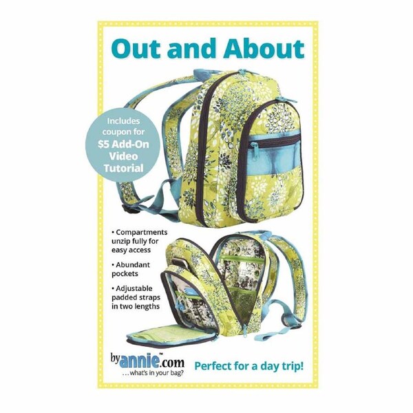 Quilting Sewing By Annie Out and About Pattern Only